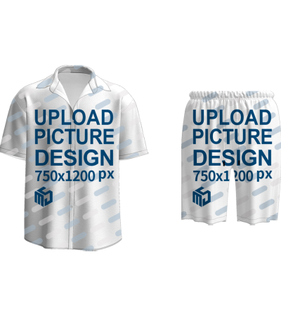 男士沙滩套装A0240 - 双向格120g